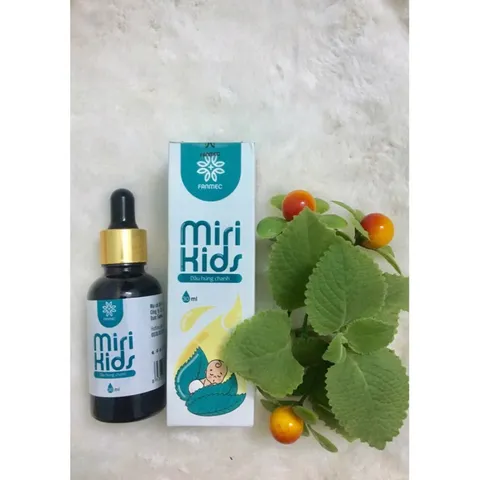 Tinh Dầu Húng Chanh Miri Kids Fanmec - Hỗ Trợ Tăng Đề Kháng, Lành Tính, Dễ Uống Cho Trẻ Nhỏ và Gia Đình, Hỗ Trợ Khỏe Mạnh Tự Nhiên