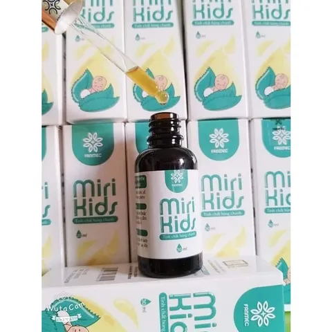 Tinh Dầu Húng Chanh Miri Kids Fanmec - Hỗ Trợ Tăng Đề Kháng, Lành Tính, Dễ Uống Cho Trẻ Nhỏ và Gia Đình, Hỗ Trợ Khỏe Mạnh Tự Nhiên