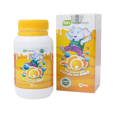 Viên sữa non HMO Faneco Hộp 50 Viên - Hỗ Trợ Tăng Cường Đề Kháng và Phát Triển Toàn Diện Cho Trẻ Em