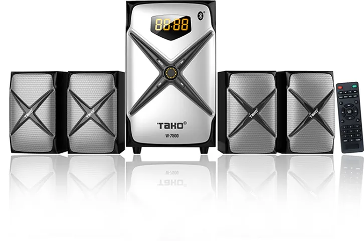 Loa Máy Tính 4.1 Tako W-7500 - Loa Bluetooth USB Siêu Trầm Âm Thanh Rõ Nét Cho PC, Laptop, TV, Điện Thoại - Thiết Kế Hiện Đại