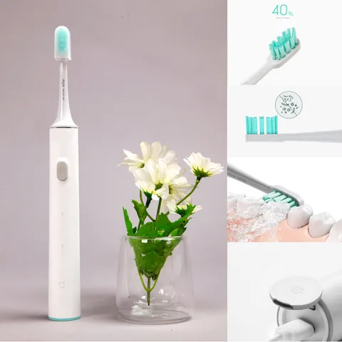 Bàn Chải Đánh Răng Điện Xiaomi Mijia T300 - Thiết Kế Chống Nước IPX7, Sạc Type-C, Sử Dụng 25 Ngày, Động Cơ 31.000 Lần/Phút