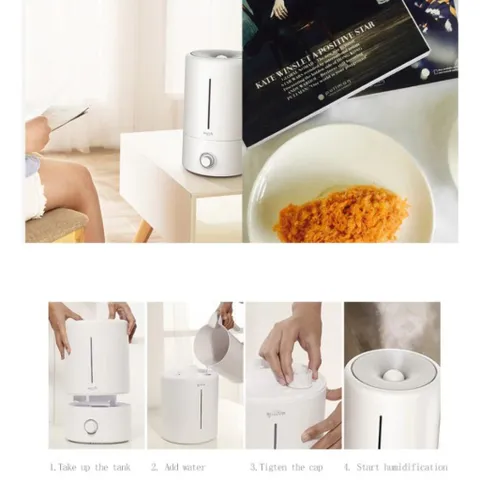 Máy Tạo Ẩm Siêu Âm 5L Xiaomi Youpin Deerma DEM-F628 có Đèn Chiếu UV - Thiết Bị Tạo Ẩm Thông Minh, Tiết Kiệm Năng Lượng