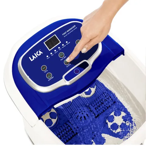 Bồn Massage Chân Tự Động Hồng Ngoại Laica PC1320 - Thiết Kế Nhỏ Gọn, Chức Năng Thông Minh, Giúp Thư Giãn Tối Đa