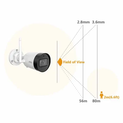 Camera IP Wifi Imou IPC-G42P 4MP - Hồng ngoại 30m, chuẩn nén video H.265, chống nước IP67, điều khiển từ xa qua Imou Life