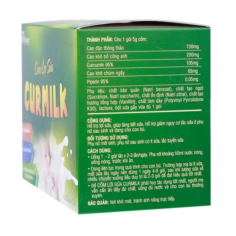 Cốm Lợi Sữa Curmilk Hỗ Trợ Tăng Tiết Sữa Cho Phụ Nữ Sau Sinh - Sản Phẩm Từ Thiên Nhiên Giúp Mẹ Lấy Lại Sức Khỏe