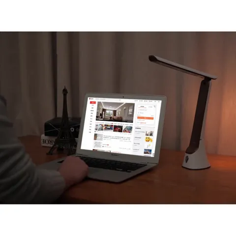 Đèn bàn học LED chống cận điều khiển cảm ứng tích hợp đèn ngủ - Thiết kế sang trọng và hiện đại bảo vệ mắt tối ưu