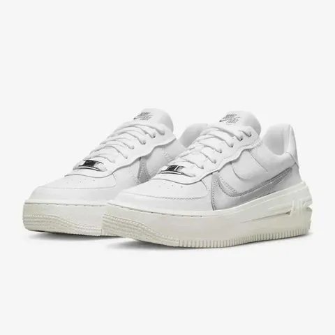 Giày Nike Air Force 1 PLT.AF.ORM Summit White/Wolf Grey DJ9946-101 - Giày sneaker cao cấp, thời trang và dễ phối đồ cho mọi dịp