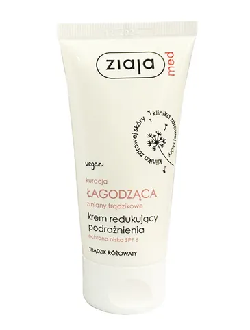 Kem Dưỡng Hỗ Trợ Cải Thiện Viêm Nang Lông Ziaja Med 50ml - Sản Phẩm Cho Da Nhạy Cảm, Dầu, Mụn - Ngăn Ngừa Mụn Đỏ, Mát Lành Tự Nhiên
