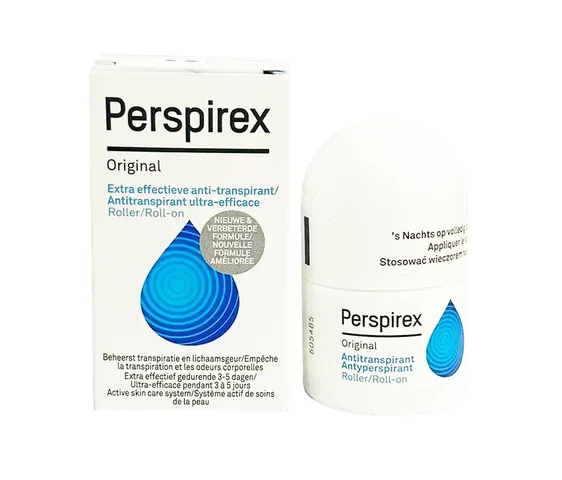 [Hàng nhập khẩu] Lăn khử mùi Perspirex Original 20ml - Giải pháp ngăn mùi hôi hiệu quả cho nam nữ, phù hợp với mọi loại da