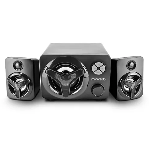 Loa Máy Tính Laptop 2.1 Microlab U210 - Bluetooth, LED RGB, Âm Thanh Sống Động, Loa Siêu Trầm 11W, Thiết Kế Nhỏ Gọn, Phụ Kiện Chính Hãng
