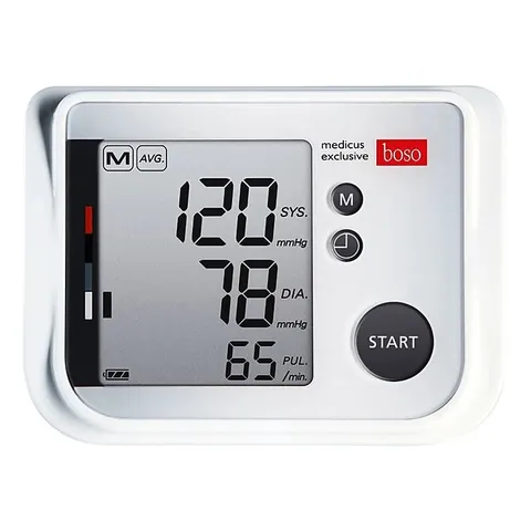 Máy Đo Huyết Áp Điện Tử Boso Medicus Exclusive - Thiết Bị Đo Tự Động Chính Xác, Cảnh Báo Sớm Huyết Áp và Nhịp Tim, Dễ Sử Dụng Tại Nhà