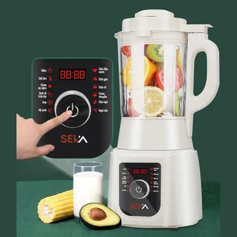 Máy Xay Nấu Sữa Hạt Seka SK602 1.75L - 12 Chức Năng, Lưỡi Dao Thép, Thiết Kế Hiện Đại, Độ Ồn Thấp, Cối Thủy Tinh Bền Bỉ