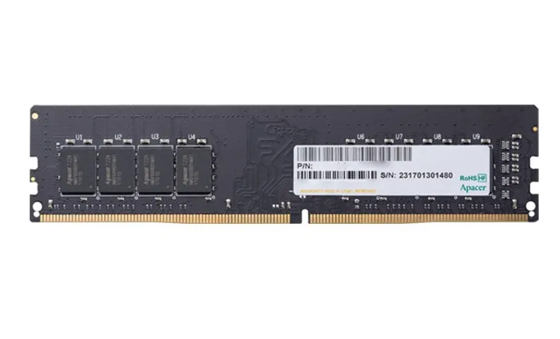 Ram máy tính Apacer DDR4 4GB Bus 2666MHz - Tốc độ xử lý nhanh, tương thích mọi bo mạch chủ, hiệu suất ổn định cho chơi game và công việc.