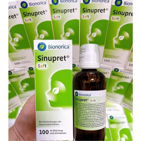 Siro Sinupret Saft Hỗ Trợ Cải Thiện Đường Hô Hấp Trên Cho Trẻ Từ 2 Tuổi, Giảm Tình Trạng Sổ Mũi, Viêm Mũi, Hương Vị Ngon Miệng