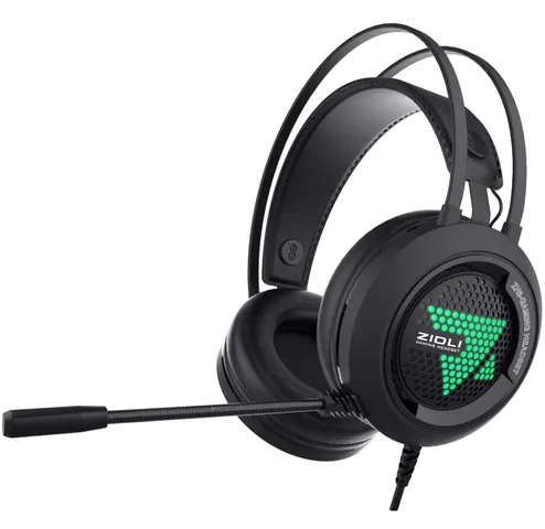 Tai nghe Zidli ZH6 USB LED - Tai nghe gaming thể thao, mic đa hướng chống ồn, âm thanh vòm sống động, jack 3.5mm, đèn LED rực rỡ