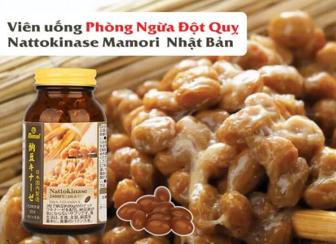 Viên Nattokinase 2400FU Mamori Nhật Bản - Hỗ Trợ Tim Mạch, Cải Thiện Lưu Thông Máu, 60 Viên Dễ Uống, Lành Tính, Không Biến Đổi Gen