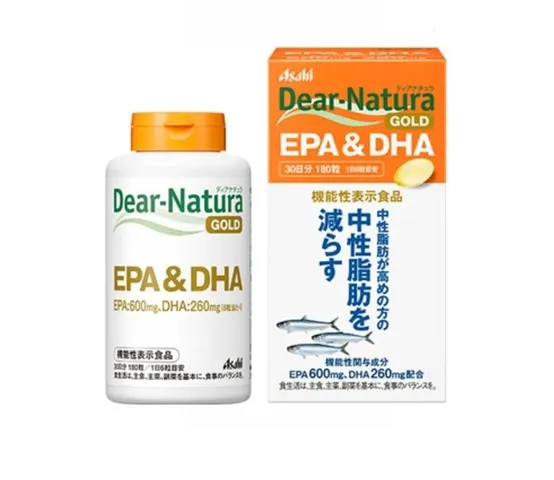 Viên uống bổ não Dear Natura Gold EPA & DHA Nhật Bản - Hỗ trợ cải thiện trí nhớ, tăng khả năng tập trung cho người lớn và trẻ em trên 15 tuổi