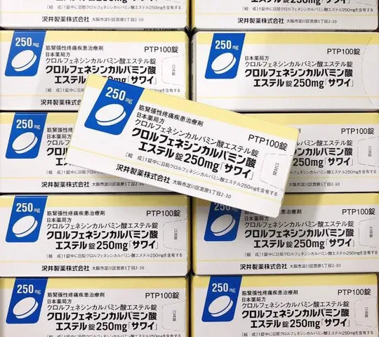 Viên uống Sawai Chlorphenesin 250mg - Hỗ trợ giãn cơ, giảm đau lưng và co thắt cơ xương - Sản phẩm sức khỏe xương khớp chính hãng
