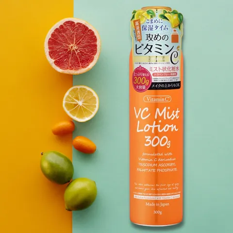 Xịt Khoáng VC Mist Lotion Platinum Label - Dưỡng Ẩm, Làm Sáng Da, Hương Cam Tươi Mát, 300g