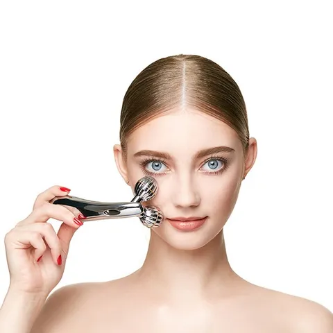 Cây Lăn Massage Mặt V-Line Kakusan KB-203A - Thiết Kế Độc Đáo Hỗ Trợ Trẻ Hóa Da và Nâng Cơ, Chất Liệu Bền Bỉ, Chống Nước
