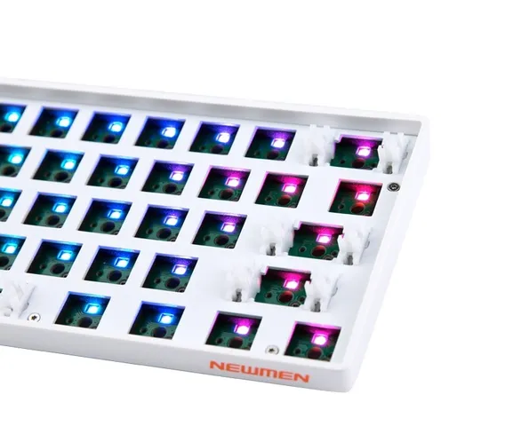 Bộ Kit Bàn Phím Cơ Newmen GM610 Pro RGB - Wireless 2.4GHz/Bluetooth, 3 Chế Độ, MX Hotswap - Phụ Kiện Gaming Đỉnh Cao