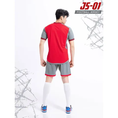 Bộ quần áo bóng đá JP JS-01 chất thun thoáng mát, thiết kế năng động, trẻ trung với họa tiết ngôi sao độc đáo - Đồ thể thao hoàn hảo cho bạn