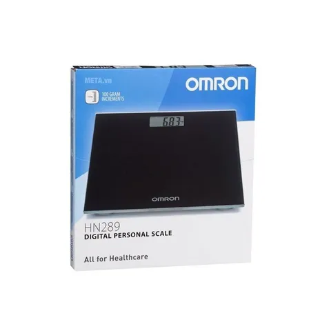 Cân Điện Tử Omron HN 289 - Cân Sức Khỏe Chịu Lực 150kg, Màn Hình LCD Lớn, Thiết Kế Hiện Đại, Dùng Pin CR2032