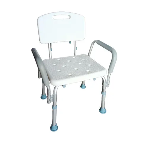 Ghế Tắm Khung Nhôm Lucass SC-98TL Có Tựa Lưng & Tay Vịn - Ghế Ngồi Tắm Cho Người Già, Chất Liệu ABS Cao Cấp, An Toàn Chống Trơn Trượt