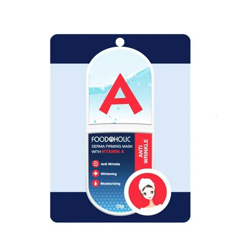 Hộp 10 mặt nạ trẻ hóa da Foodaholic Derma Firming Mask With Vitamin A