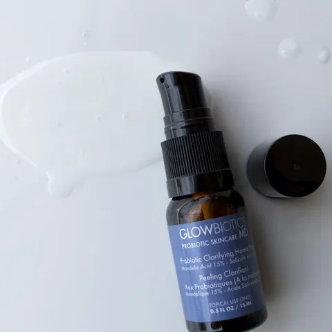 Peel Da Sinh Học Glowbiotics Probiotic - Tinh Chất Thay Da 15% Mandelic và 2% Salicylic Acid Giúp Giảm Mụn, Làm Sáng Da 15ml