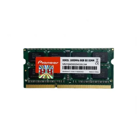 Ram Laptop 8GB DDR3L Bus 1600MHz Pioneer - Nâng cấp hiệu suất nhanh chóng cho máy tính xách tay, chất lượng ổn định, phù hợp cho game và đa nhiệm