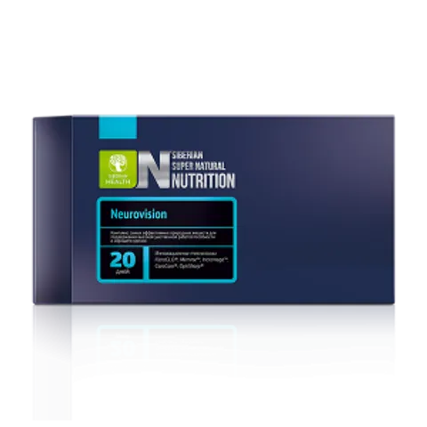 Viên uống Siberian Super Natural Nutrition Neurovision hỗ trợ não bộ và thị lực - Tăng cường trí nhớ, đặc biệt cho người trưởng thành