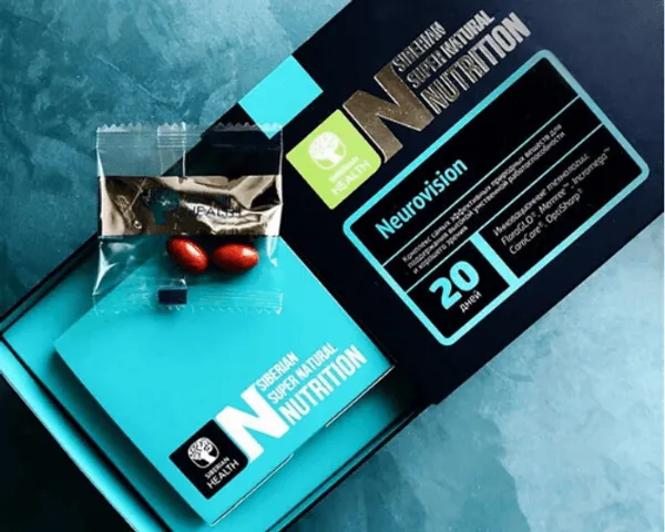 Viên uống Siberian Super Natural Nutrition Neurovision hỗ trợ não bộ và thị lực - Tăng cường trí nhớ, đặc biệt cho người trưởng thành
