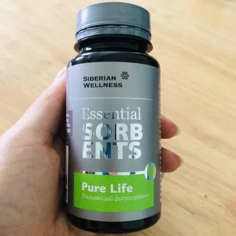 Bột Hỗ Trợ Nhuận Tràng Siberian Wellness Essential Sorbents Pure Life - Giúp Tiêu Hóa, Ngừa Táo Bón, Thanh Lọc Cơ Thể 80g