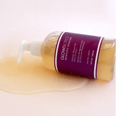 Sữa Tắm Probiotic Glowbiotics Citrus Coconut 300ml - Gel Tắm Dịu Nhẹ, Phù Hợp Mọi Loại Da, Không Chứa Sulfate