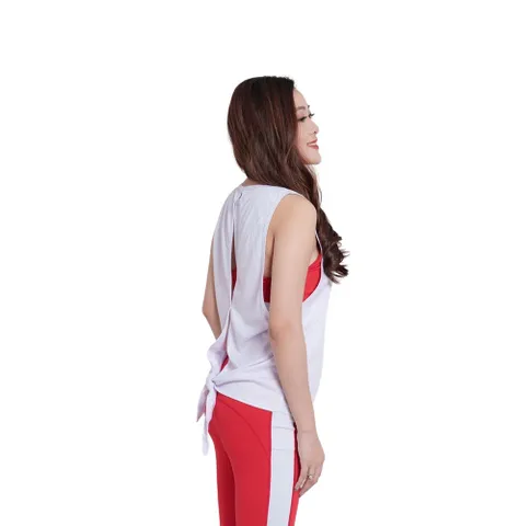 Tanktop Nữ Tập Gym, Yoga Thắt Nơ Lưng - Chất Vải Co Giãn 4 Chiều, Thấm Hút Tốt - AB30024 Tự Tin Khi Tập Luyện