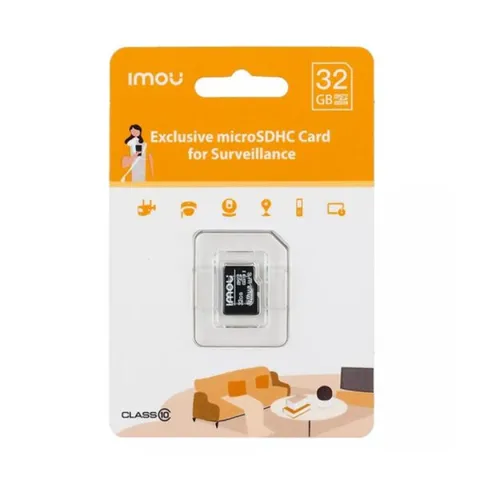 Thẻ Nhớ MicroSD Imou 32GB/64GB - Thẻ Nhớ Chuyên Dụng Cho Camera IP và Hành Trình Ô Tô, Bảo Vệ Kháng Nước, Bụi, Nhiệt Độ Cao