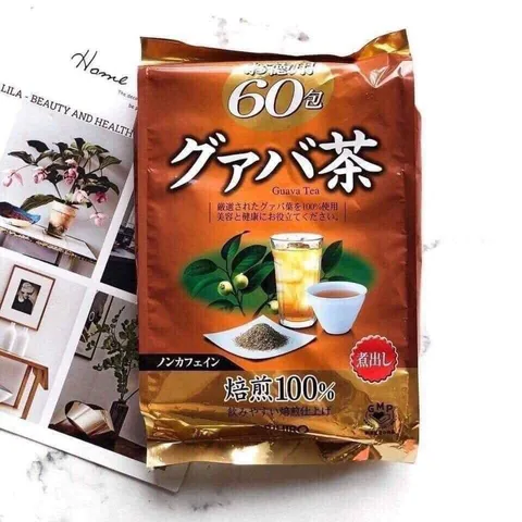 Trà Lá Ổi Orihiro Guava Nhật Bản - Hỗ Trợ Giảm Cân Từ Thiên Nhiên, Cải Thiện Tiêu Hóa, Duy Trì Vóc Dáng Thon Gọn - Hộp 60 Gói
