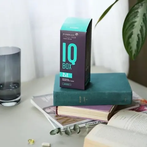 Viên Uống Tăng Cường Trí Nhớ Siberian Wellness IQ Box - Omega-3, Dầu Lanh, Chiết Xuất Ginkgo Hỗ Trợ Tuần Hoàn Não, Cải Thiện Nhận Thức