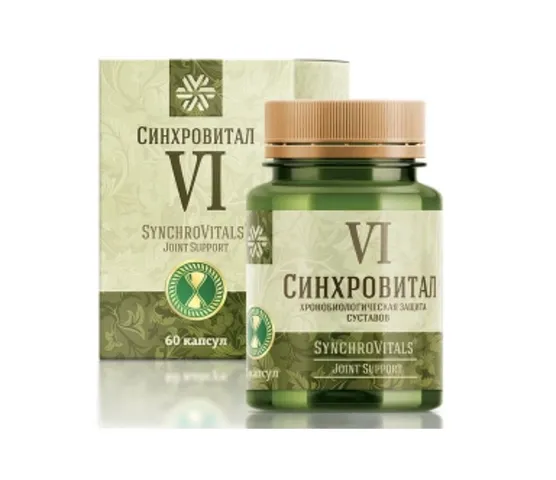 Viên uống hỗ trợ xương khớp Synchrovitals VI Siberian Health 60 viên - Tăng cường linh hoạt và giảm đau nhức khớp gối hiệu quả
