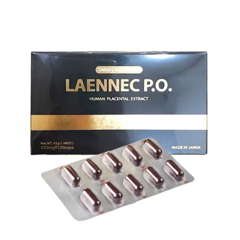 Viên uống nhau thai Laennec P.O. Human Placental - Hỗ trợ trẻ hóa, trắng da, cải thiện nếp nhăn cho phụ nữ trên 30 tuổi