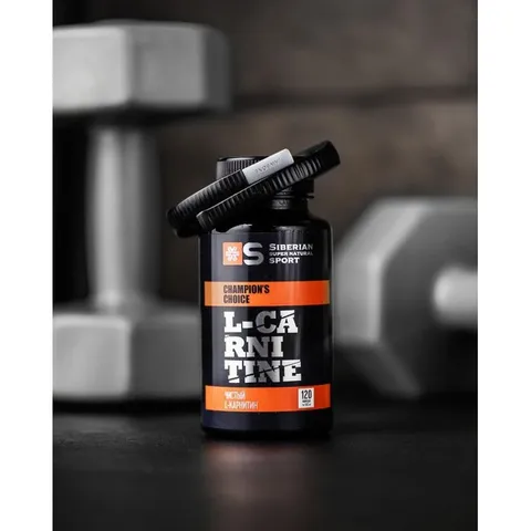 Viên uống Siberian Supernatural Sport L-Carnitine - Hỗ trợ cơ bắp, tăng cường năng lượng cho người tập thể thao, lọ 120 viên.