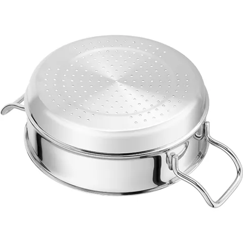 Xửng Hấp Zwilling Plus 24cm Thép Không Gỉ Cao Cấp - Dụng Cụ Nấu Ăn An Toàn cho Gia Đình, Thiết Kế Hiện Đại và Sang Trọng