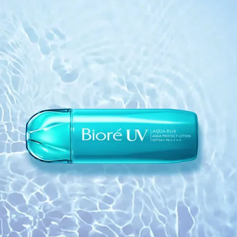 Kem Chống Nắng Biore UV Aqua Rich Lotion SPF50+ PA++++ - Kết Cấu Mỏng Nhẹ, Thấm Nhanh, Bảo Vệ Da Nắng Tốt Nhất