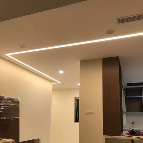 Thanh nhôm đèn LED U509 - Hỗ trợ lắp đặt âm tường, thiết kế nội thất hiện đại, chiếu sáng hiệu quả trong không gian nhỏ.