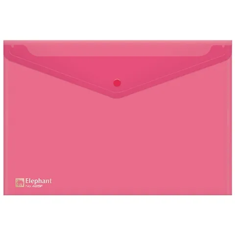 Bìa Nút Nhựa Đựng Tài Liệu Elephant 425F - Bìa Nhiều Màu Bền Bỉ, Chống Thấm Nước, Phù Hợp Cho Văn Phòng và Học Sinh