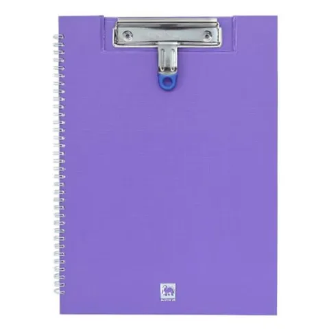 Bìa Trình Ký Đôi Gáy Lò Xo Elephant 1111A4 - Bìa Đựng Tài Liệu Văn Phòng Chất Liệu Nhựa Bền, Nhiều Màu Sắc Hồng, Xanh, Tím