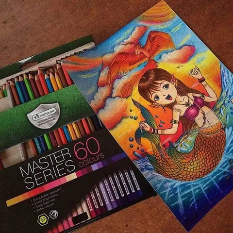 Bộ Bút Chì Màu Masterart Series Cao Cấp - Chất Lượng Tuyệt Hảo, Màu Sắc Phong Phú Cho Tác Phẩm Nghệ Thuật Sáng Tạo