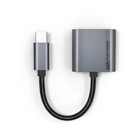 Bộ Chuyển Đổi Sạc Nhanh 60W 2 Cổng Type C và 3.5mm Audio - Hỗ Trợ Nghe Nhạc & Sạc Đồng Thời, Thiết Kế Thông Minh, Sử Dụng Đơn Giản