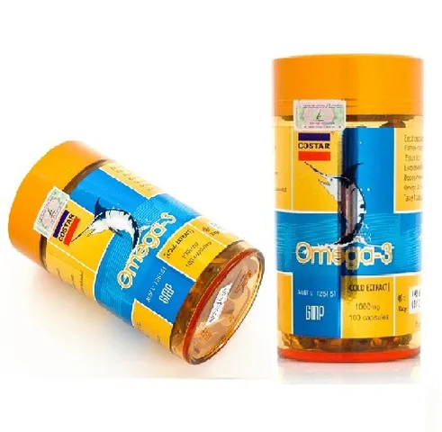Dầu cá Omega 3 Costar Úc 1000mg - Viên bổ sung EPA, DHA hỗ trợ sức khỏe tim mạch và thị lực, 100 viên dễ uống